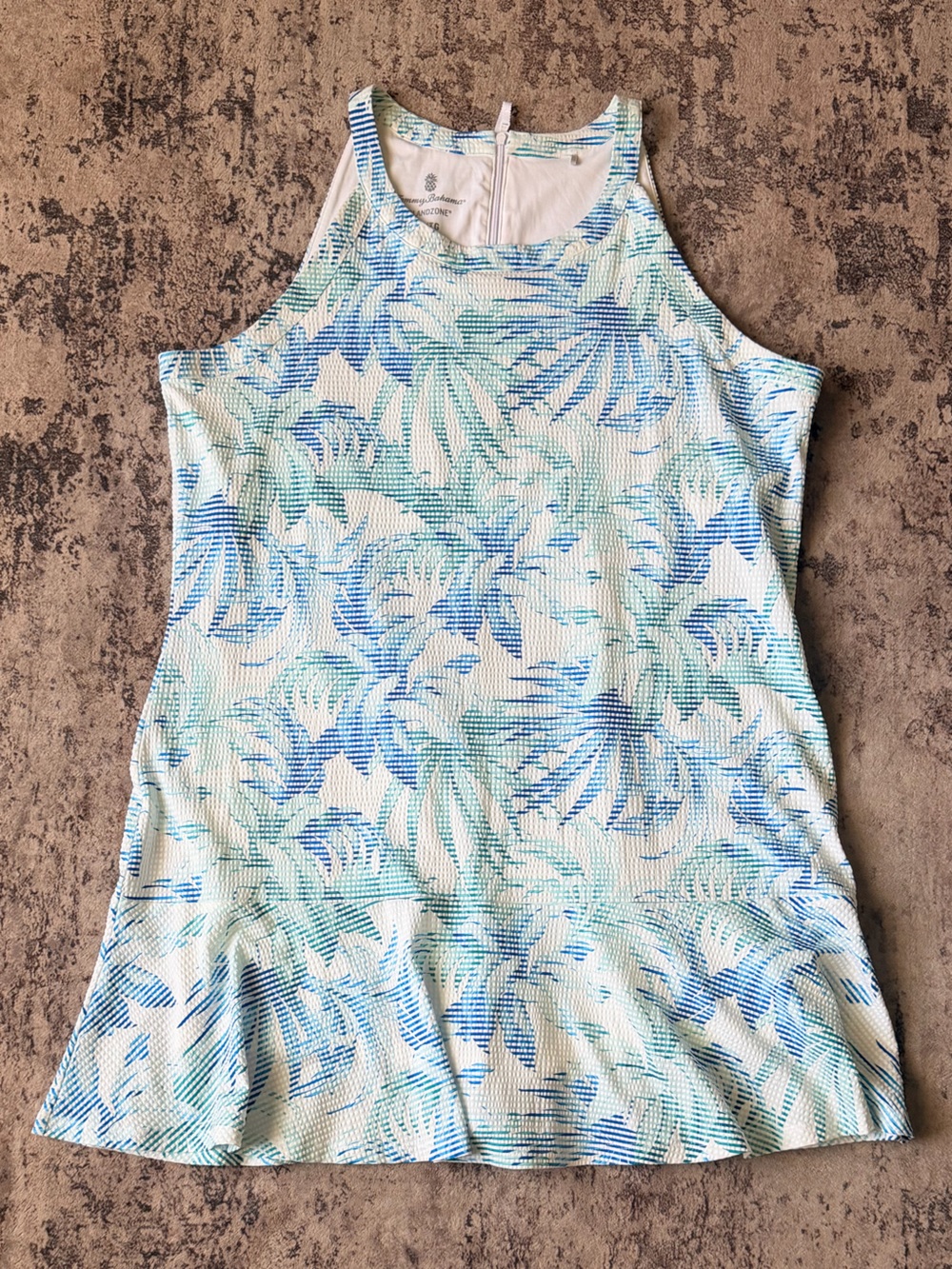 Tommy Bahama Abby Costa Wave Leaves IslandZone® Dress